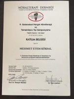 9.Geleneksel Herget Nöralterapi ve Tamamlayıcı Tıp Sempozyumu (Huneke’ye göre bilimsel nöralterapi ve Regulasyon Derneği)